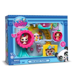 Littlest Pet Shop Fun Factory Playground Playset